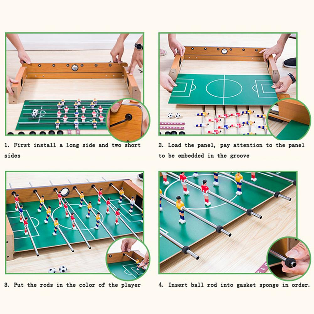 Foosball Tabletop Game Mini Tabletop Foosball Portable Table Football Game Set Indoor Tabletop Soccer Game Toy for Kids