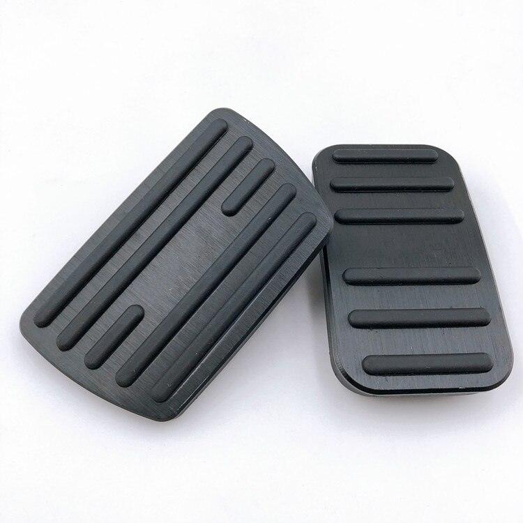 Aluminium Auto Styling Gaspedaal Gaspedaal Rempedaal Cover Non Slip Pad At Voor Honda Crv CR-V Accessoires: black