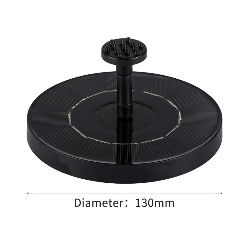 #H30 1W/1.5W Round Solar Fountain Floating Water Fountain Fontaine For Garden Decoration Solar Fontein Pool Pond Waterfall