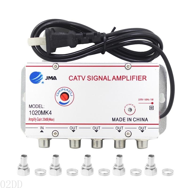 02dd 4way 20db Splitter Splitter qualidade Caixa Antena amplificador sinal
