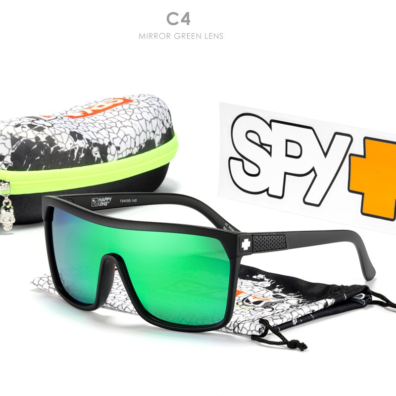 Roer Gepolariseerde Zonnebril Mannen Klassieke Vierkante Unisex Zonnebril Ken Block Met Originele Doos Gelukkig 43 Lense: S103-C4