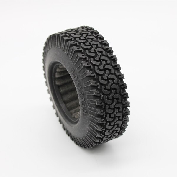 Gummidæk 1.9 " dæk 1.9 tommer dæk med svamp 98/100/108/110/114/120mm til rc crawler bilmodeller aksial scx 10 90046 d90 trx -4: 100mm a