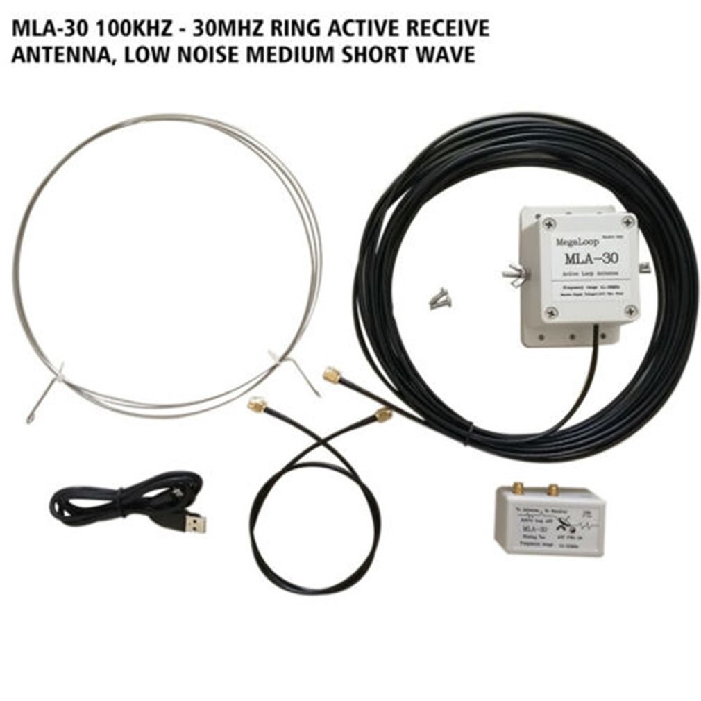 MLA-30 Loop antenna Active receiving antenna 100kHz - 30MHz For Shortwave radio