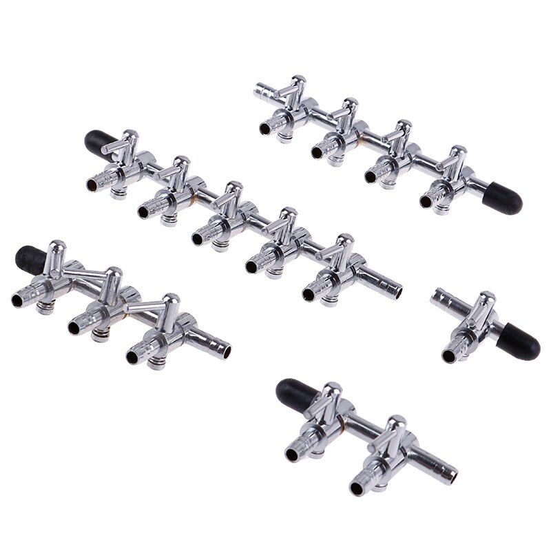Distributor Aquarium Stainless Steel Lever Fish Tank Durable Oxygen Pump Accessories Splitter Air Flow Control