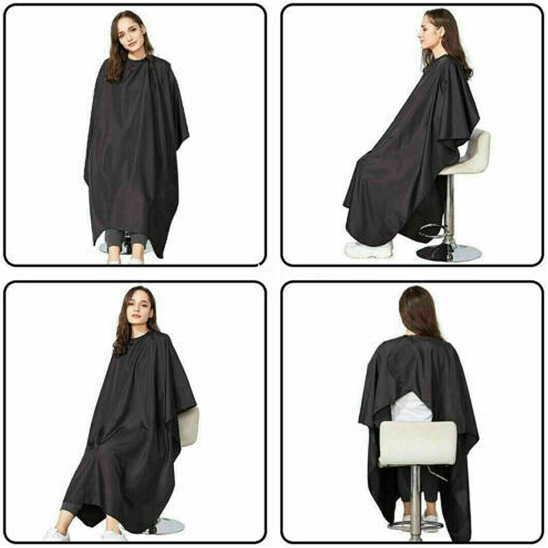 Salon Friseur Kleid Kap Erwachsene Schneiden Haar Wasserdichte Tuch Friseur Haar Schürze Salon Barbier Zubehör