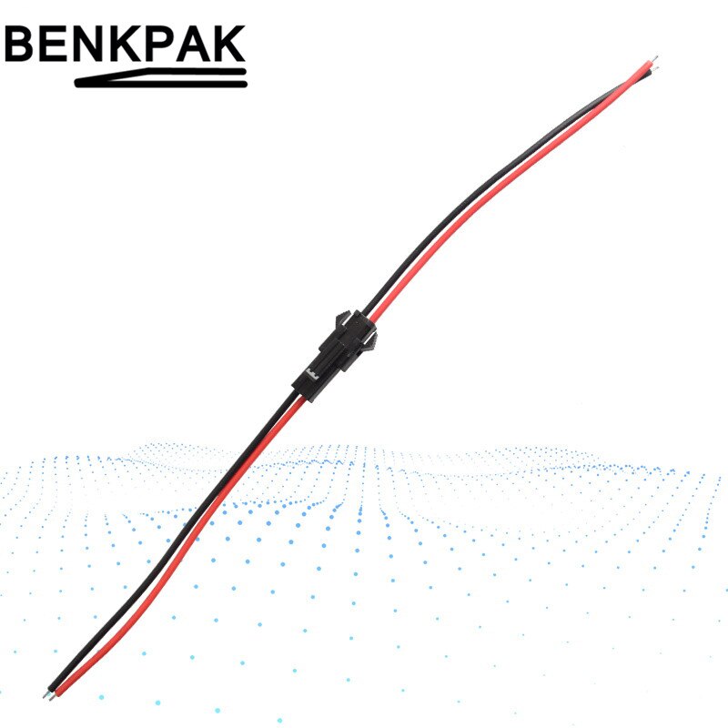 10set Power Jack Plug 2 Pin Wire & Socket wire Connector Lead connecting wire, male and female connector Terminals cable