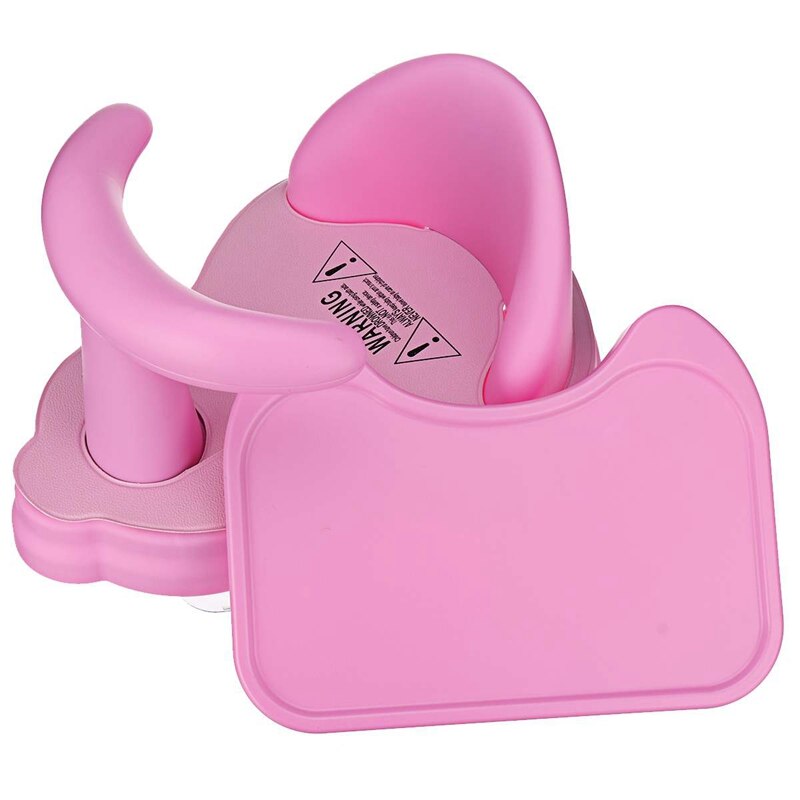 Baby Multifunctionele Klapstoel Pasgeboren Bad Seat Kids Vouwen Bad Seat Eetkamerstoel Kid Bad Met Verwijderbare Plaat: Pink