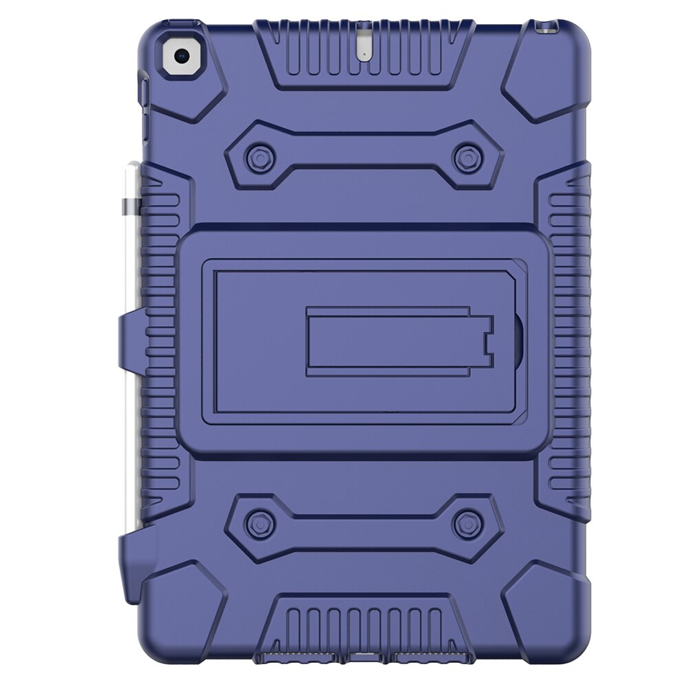 Etui na tablety stojak pokrywa silikonowa osłona ekranu Tablet Holer futerał ochronny NIN668: purplish blue Ipad M