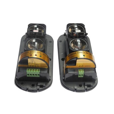 Photoelectric Dual Beam Perimeter Fence Active Infrared IR Sensor Barrier Detector 10-100M Window Outdoor Intrusion Alarm