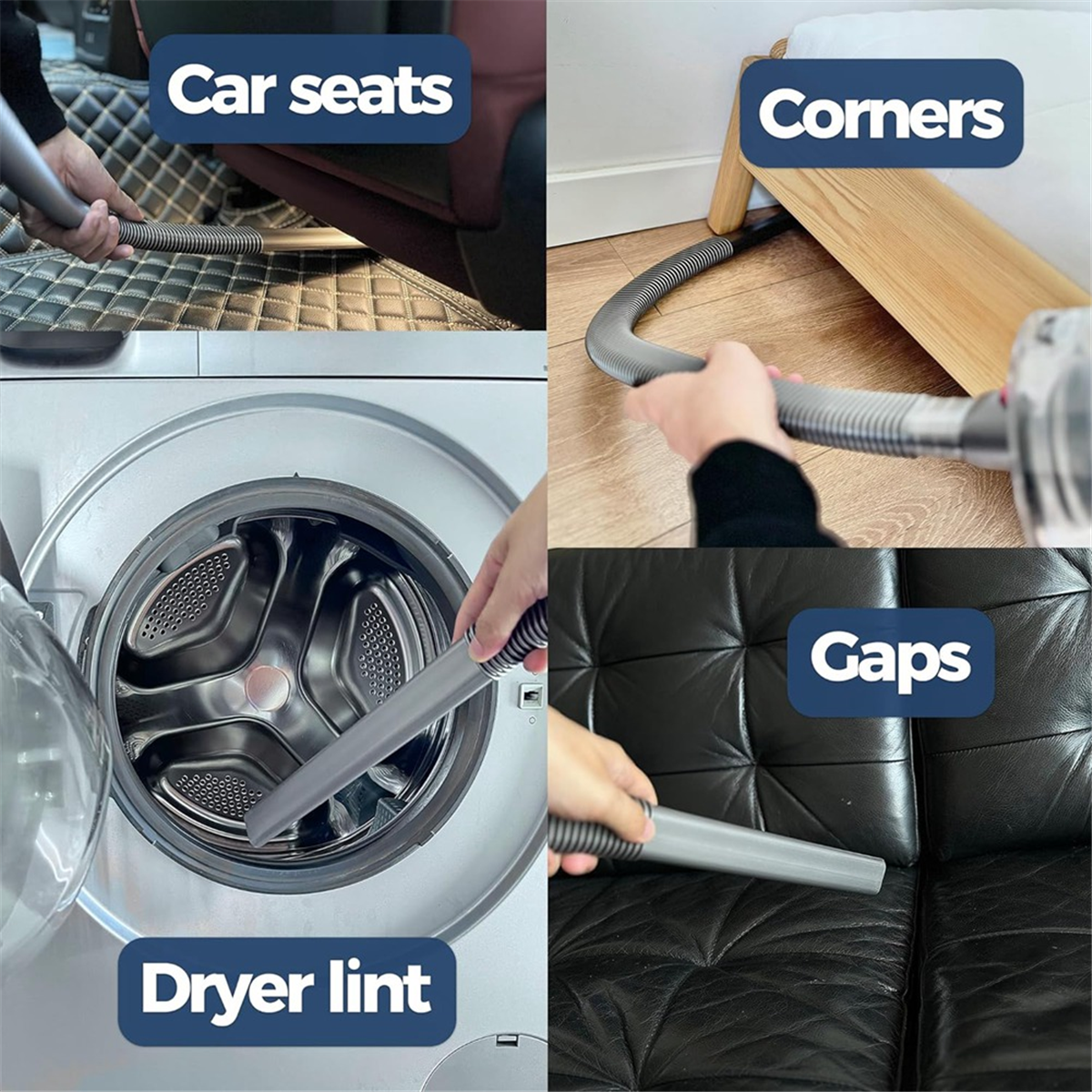 Droger Vent Cleaner Kit Slang Bevestiging voor V7 V8 V10 V11 V12 V15 Draadloze Vacuüm Perfect Flexibele Spleetzuigmond