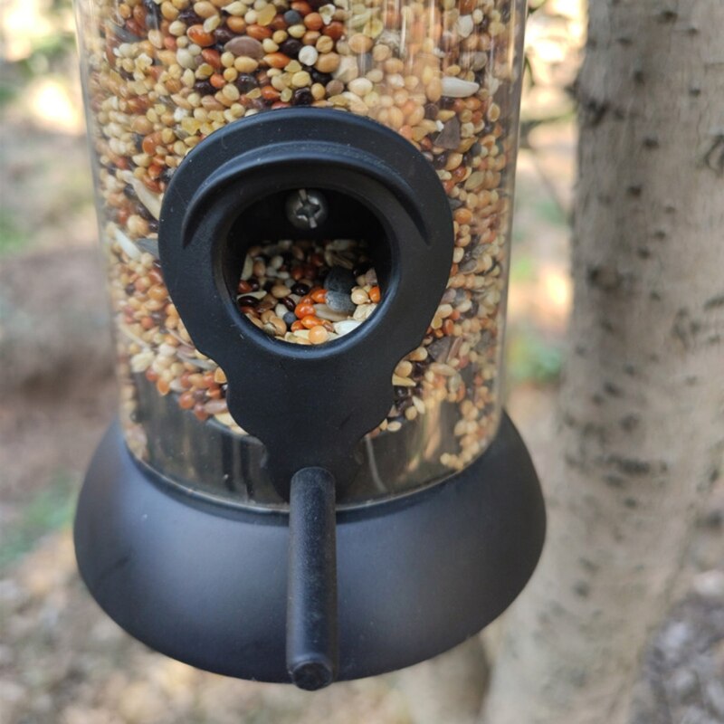 Hanging Wild Bird Seed Feeder Bird Food Dispender Outdoor Garden Feeding Tool