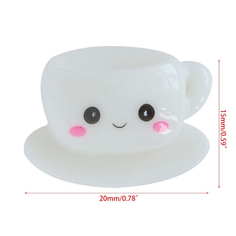 Ozdobne szpilki szpilki małe filiżanki buźki pinezki kreatywne śliczne tablica korkowa fototapeta Szpilka materiały biurowe