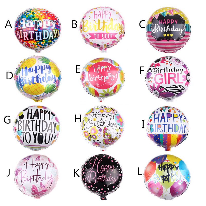 Happy New Year Banner Happy Birthday Luftballons Banner – Große Buchstaben- Ballons Für Die Partydeko Happy Birthday Deko