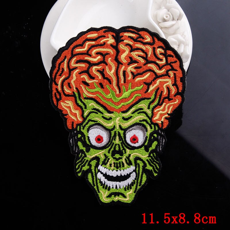 Diy Alien Patches Ijzer Op Patches Voor Kleding Borduren Patch Ufo Applicaties Custom Planet Stickers Strepen Badges Op Kleding: PE4750CT