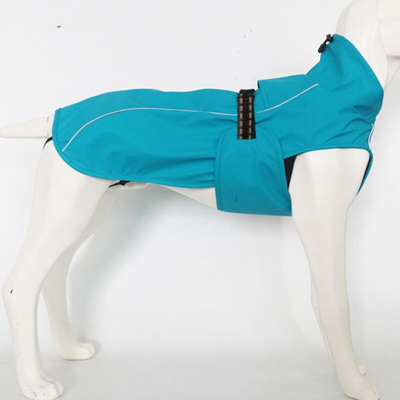 Belly Chest Back One Dog Pizex Coat Pet Coat Raincoat Blue 5xL: L / L