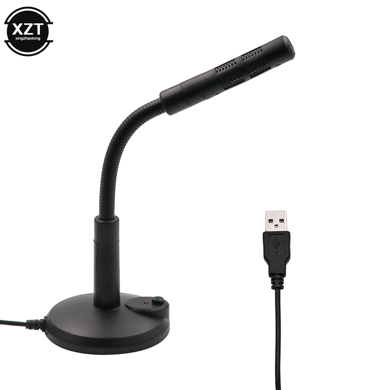 USB Microphone Computer Microphone Plug Play Studio PC Microphone for Laptop/Desktop/Notebook Omnidirectional Studio Recording