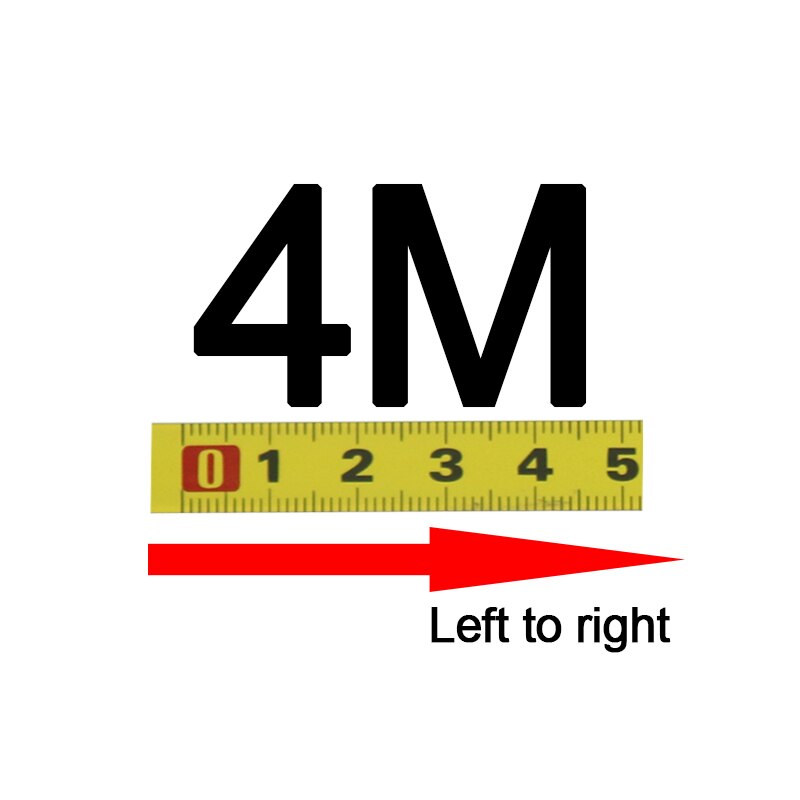 Miter Track Tape Measure Self-Adhesive Measuring Tape Steel Ruler Durable Wear-Resistan T-track Router Table Measuring Tools: 4M Left to right