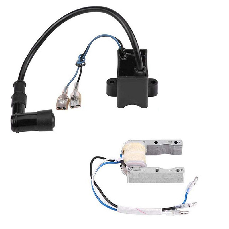 CDI Ignition Coil Easy To Install Magneto Coil System For Motorized 49cc 66cc 80cc Engine Bicycle Spark Plug