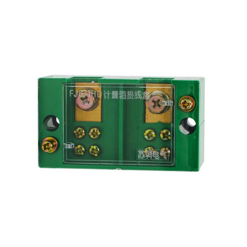 Single Phase 2IN 4/6/8/12 OUT Wire Terminal Box Household Distribution Box Terminal Junction Case: 4 Out
