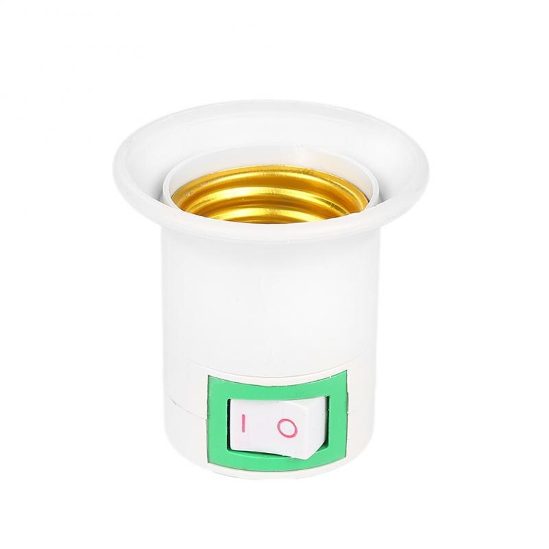Base giratoria de 360 ° para lámpara de cabeza con enchufe europeo, accesorios de iluminación, soporte de lámpara E27, adaptador de bombilla led, divisor de enchufe
