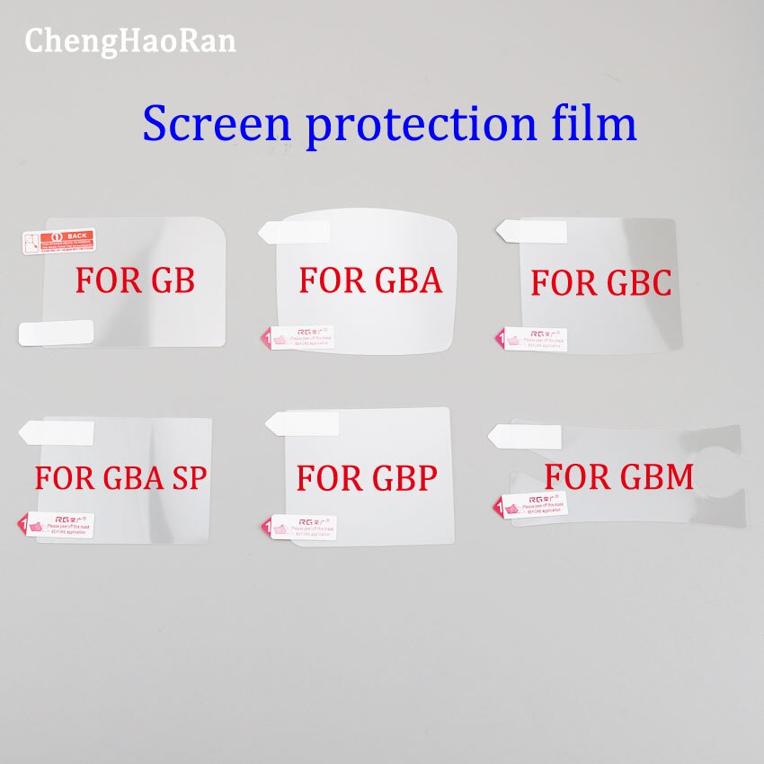 10 Stuks Toepassing Van Nintend G.b G Ba GB.A-SP G Bc G B.p G Bm Scherm Beschermende Film Hoge Permeabiliteit scratch Gratis Frame