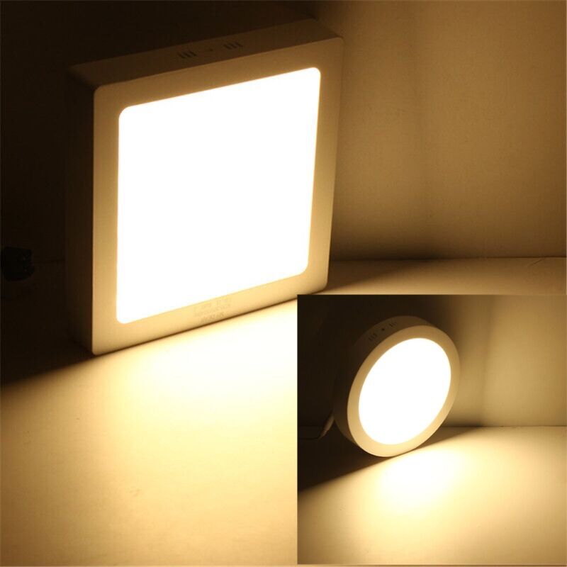 9W 15W 25W 30W Super Heldere Ronde Oppervlak Led Panel Muur Plafond Onderaan Licht Mount Lamp lamp Voor Badkamer Verlichten: Warm White 3000K / 25W Round