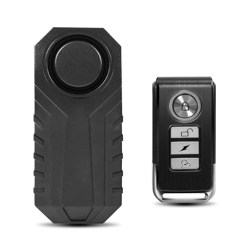 Bike Alarm Motorcycle Anti-lost Remote Control Alert IP55 Waterproof Bike Vibration Wireless Alarm: Default Title