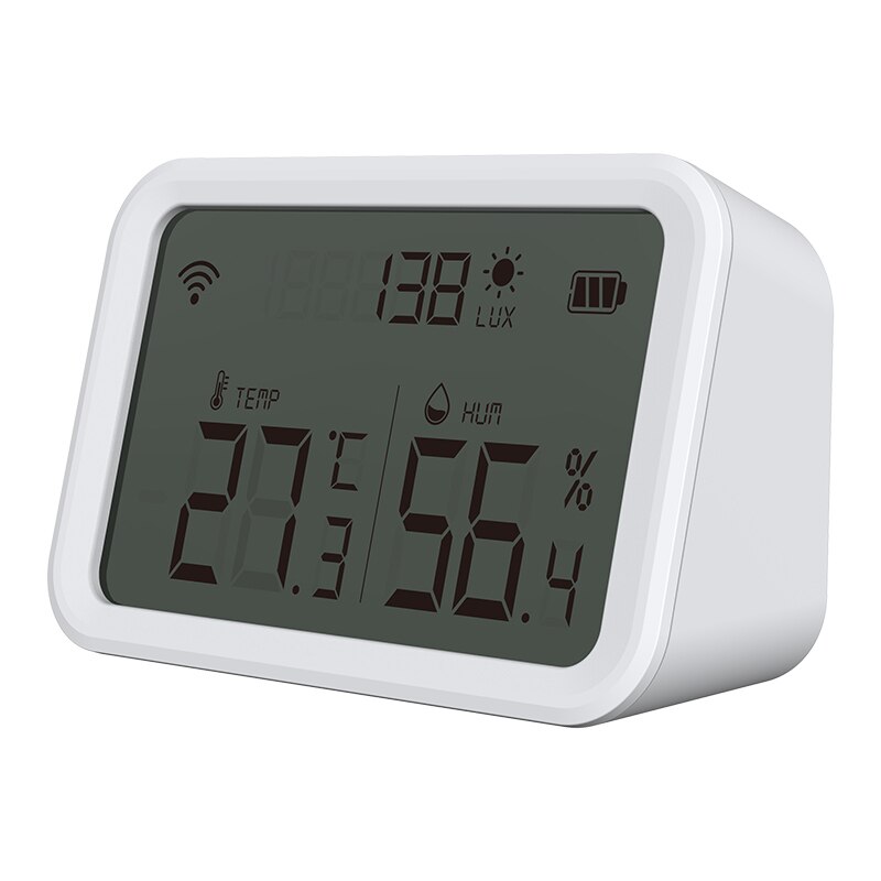 Tuya Wifi Temperatuur En Vochtigheid Sensor Indoor Hygrometer Thermometer Met Lcd-scherm Ondersteuning Alexa Google Assistent: 1pcs Sensor