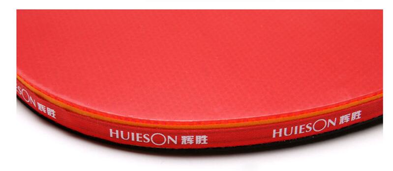 Huieson Carbon Fiber Table Tennis Racket Double Face Pimples-in Racket Rubber Table Tennis Bat with Bag