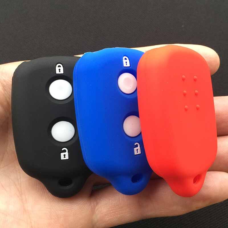 Key Cover Voor Daihatsu Terios 2 Siliconen Autosleutel Cover Beschermd Fob Shell Case Voor Avanza Rush Corolla Ipsum 2 knop Sleutel