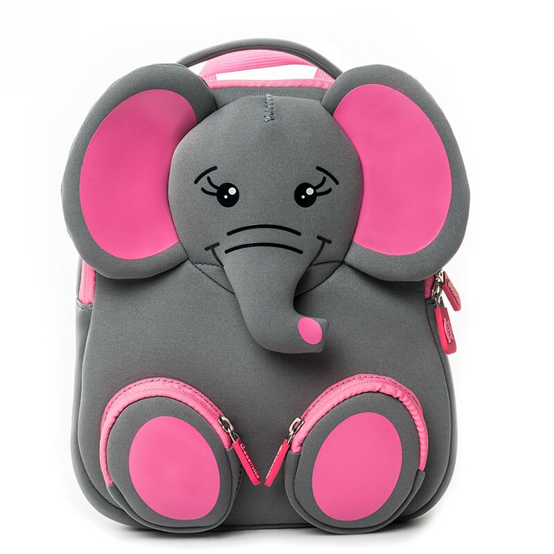 Cocomilo Cartoon Kids School Bag 3D Unicorn Elephant Kindergarten Baby Girl Boy Shoulder Backpack Toddler Mochil Escolar: F