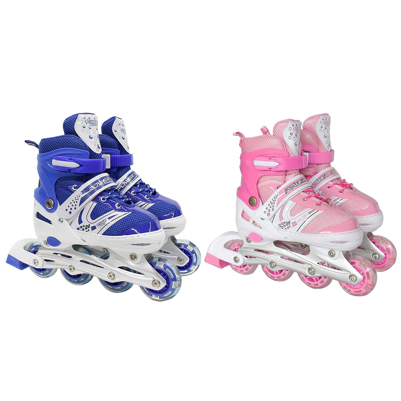 Inline Skates Slalom Kids Roller Skating Shoes Sliding Free Skate Patins With Light Up Wheels Adjustable 3 Size