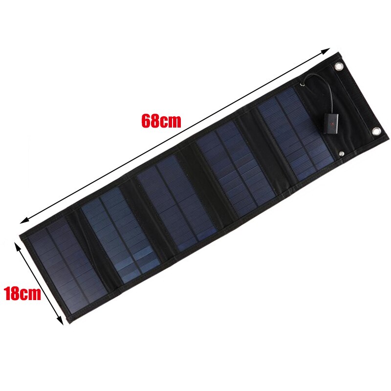 16W 25W Foldable USB Solar Panel Solar Cell Portable Folding Waterproof Solar Panel Charger Outdoor Mobile Power Battery Charger: 25W