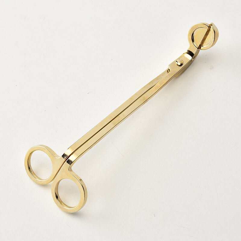 18CM Stainless Steel Candle Wick Trimmer Oil Lamp Trim scissor Cutter Snuffer Tool Hook Clipper Aromatherapy Candle accessories