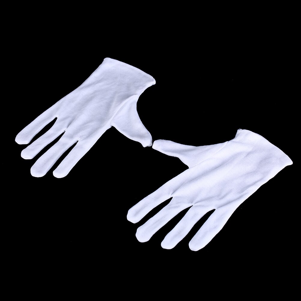 Instrumento Musical blanco suave y sin pelusa rendimiento guantes para saxofón trompeta flauta clarinete bandas de marcha