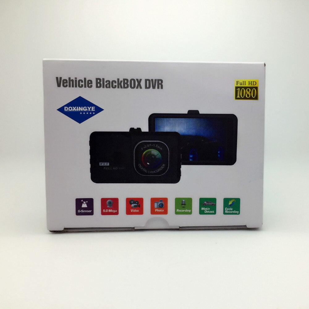 DOXINGYE 3"Full HD 1080P Car DVR Auto Video Camera Driving recorder Night Vision G-senso 140 Wide Angle Black Box Dash Cam