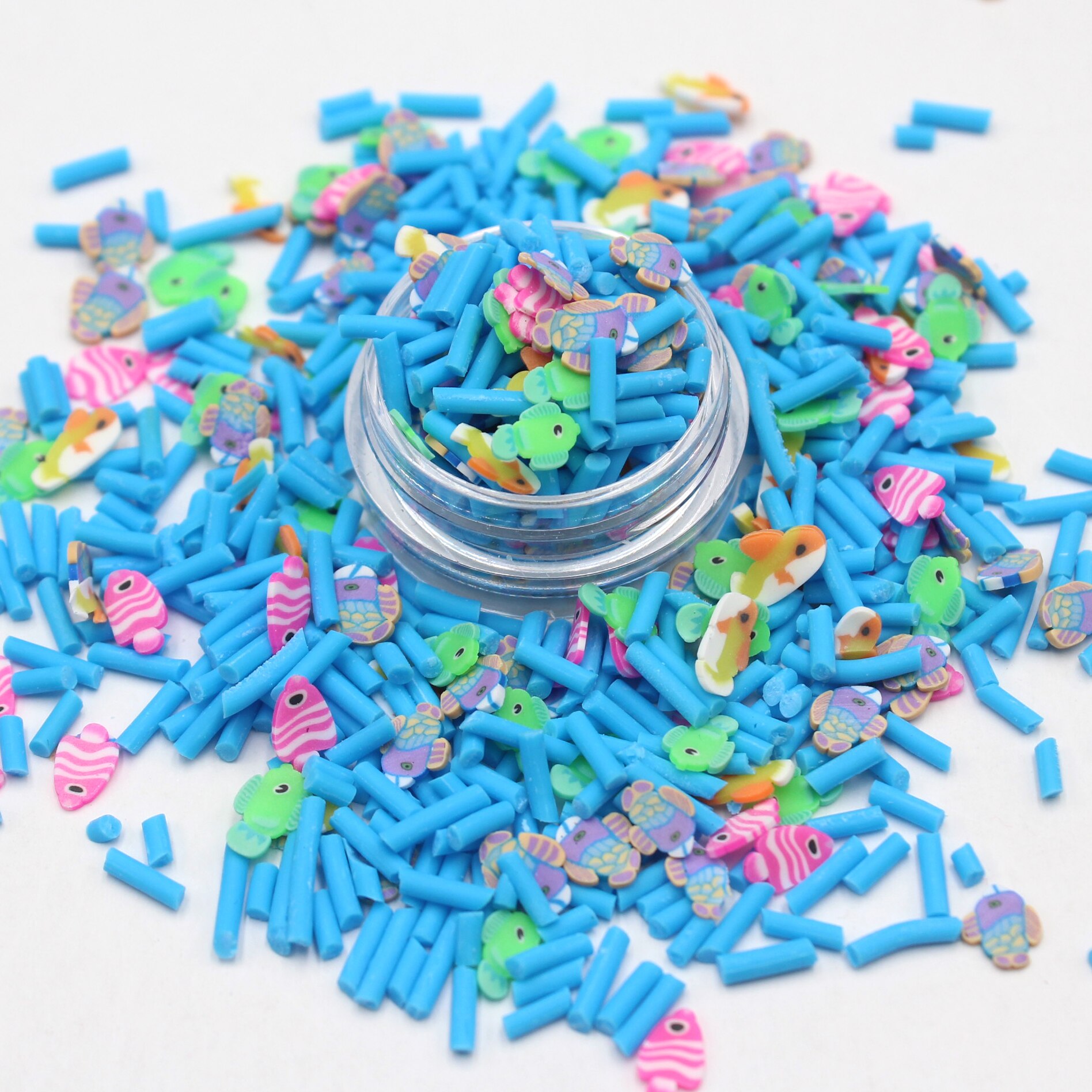 100g/Lot Halloween Series Pumkin Tree Mixed Clay Slices Soft Pottery Miniaure Sprinkles for DIY Crafts Filling Accessories