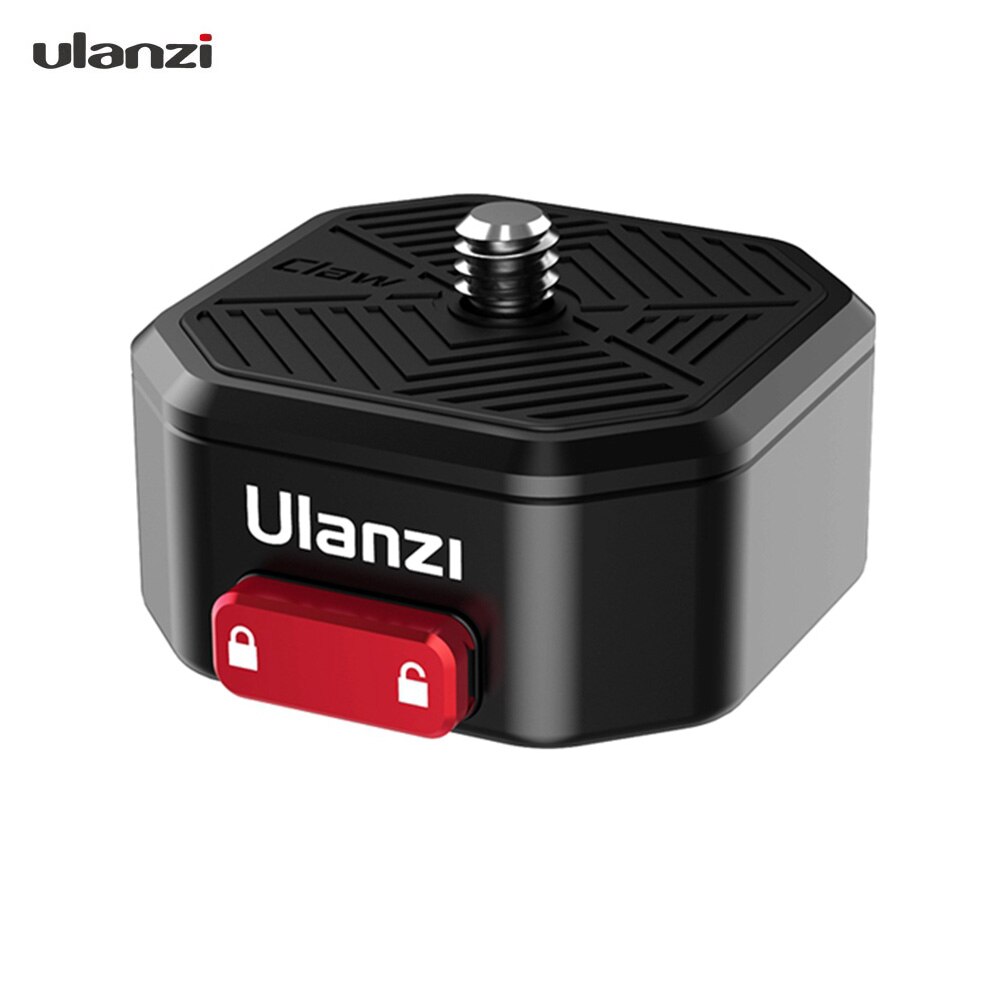 Ulanzi Klauw Quick Release Plaat Mini Qr Plater Met 1/4 Inch Schroef 50Kg Dragende Voor Dslr Camera