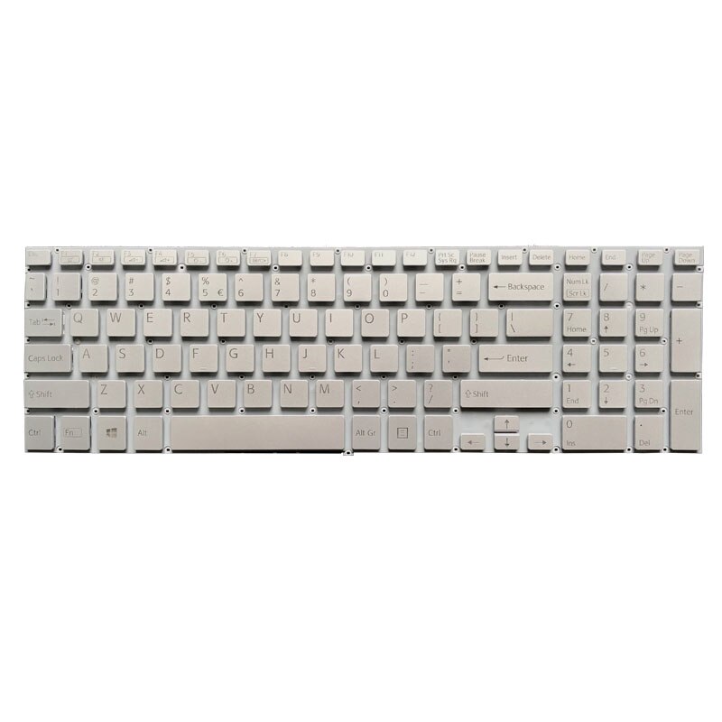Us Laptop Toetsenbord Voor Sony Vaio Fit SVF152C29M SVF152C29M SVF152C29L SVF15E Zwart/Zilver/Wit