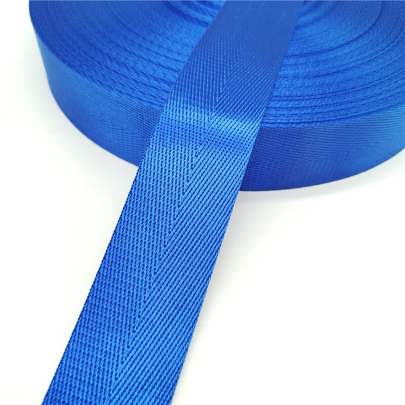 10 Yards 38mm Strap Nylon Webbing Herringbone Pattern Knapsack Strapping Sewing Bag Belt Accessories: Blue