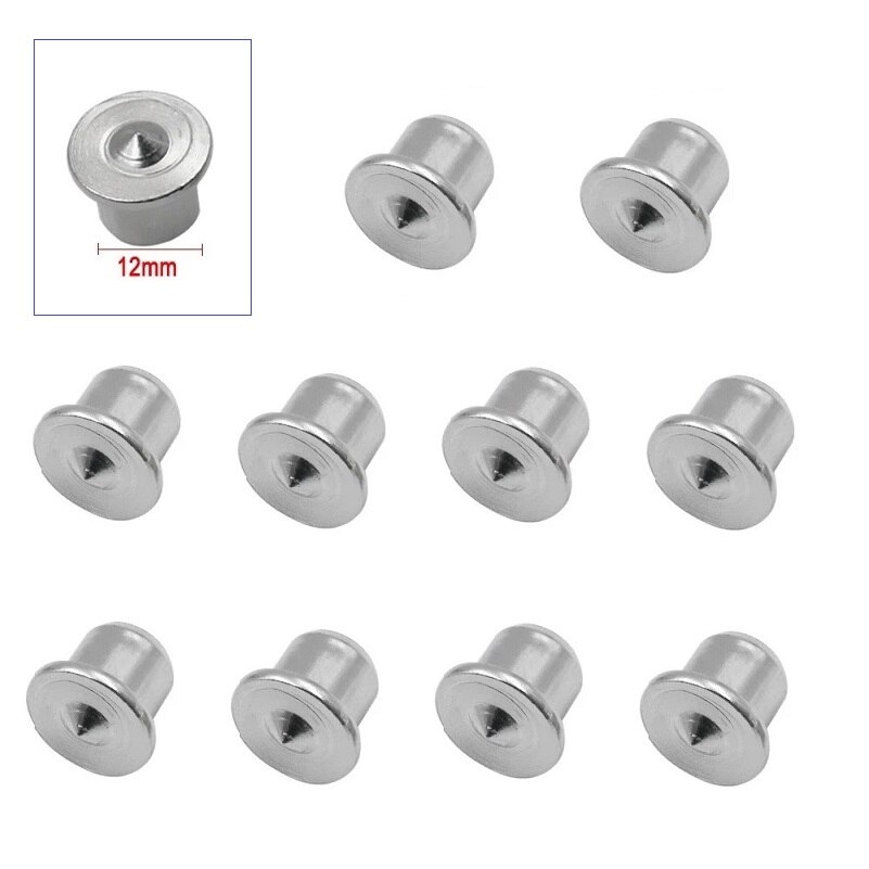 10Pcs Deuvel Centre Punt 6/8/10/12Mm Hout Hout Marker Gat Tenon Center Set houtbewerking Tool Deel
