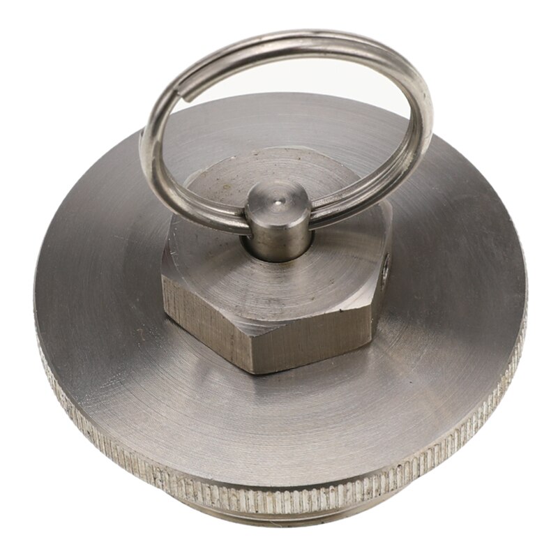 Tapa de barril de cerveza de acero inoxidable con válvula de alivio de presión 15/16 "-16unf tapa de barril de cerveza estándar para Barril casero