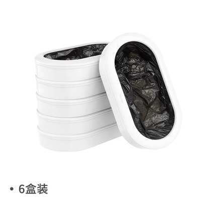 Xiaomi Townew T1 Tair T3 (6 Pcs) Recyclable Refill Ring Replacement Cassettes Garbage bags For Smart Trash Can: T3 6PCS