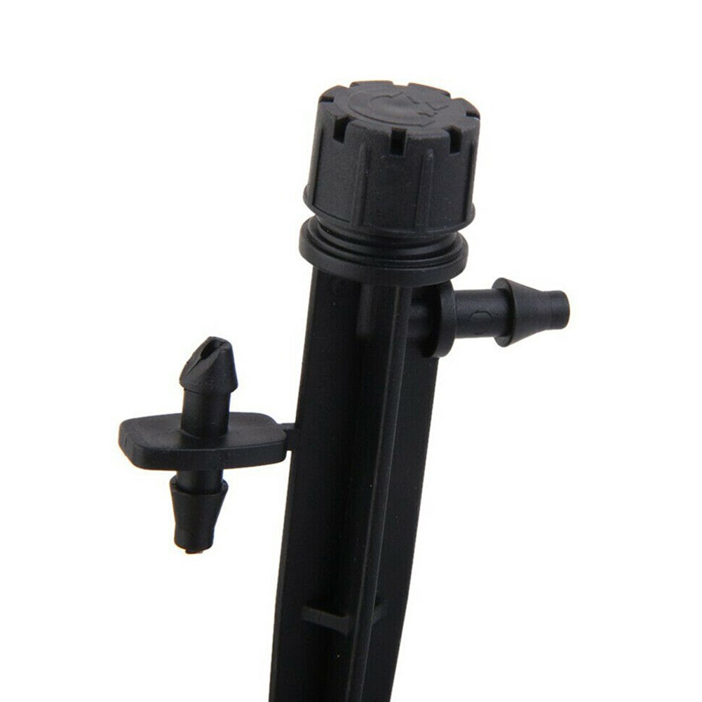 360 Degree Adjustable Garden Water Flow Irrigation Drippers on Stake Emitter Drip Sprinklers Irrigation Accessories 50pcs