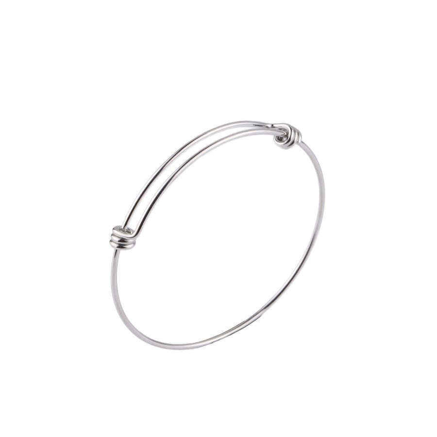 100% Stainless Steel Expandable Bangles &amp; Bracelets For Women Adjustable Cuff Bangle 10pcs/lot