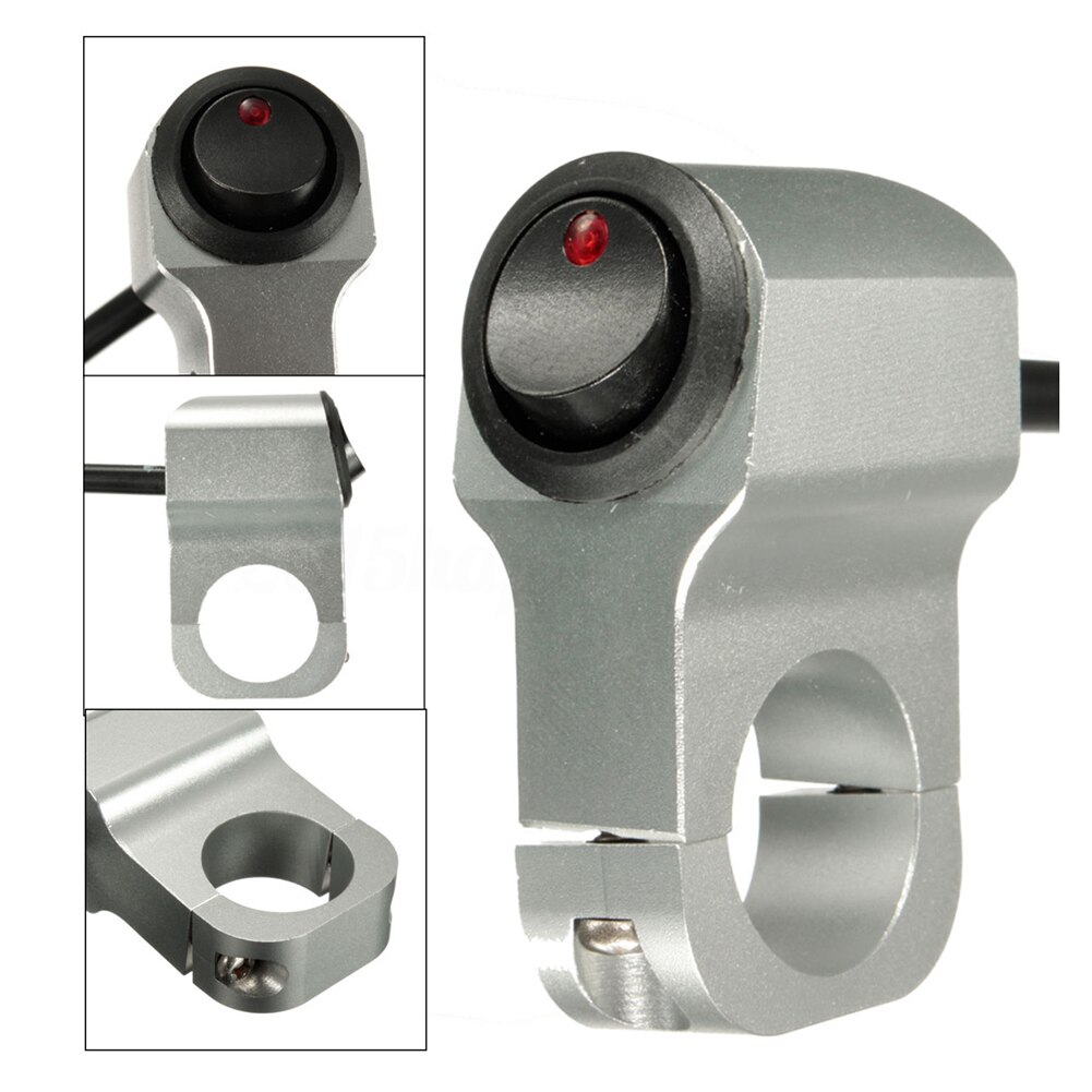 12V 10A Motorcycle Handlebar Headlight Fog Spot Light Waterproof On Off Switch