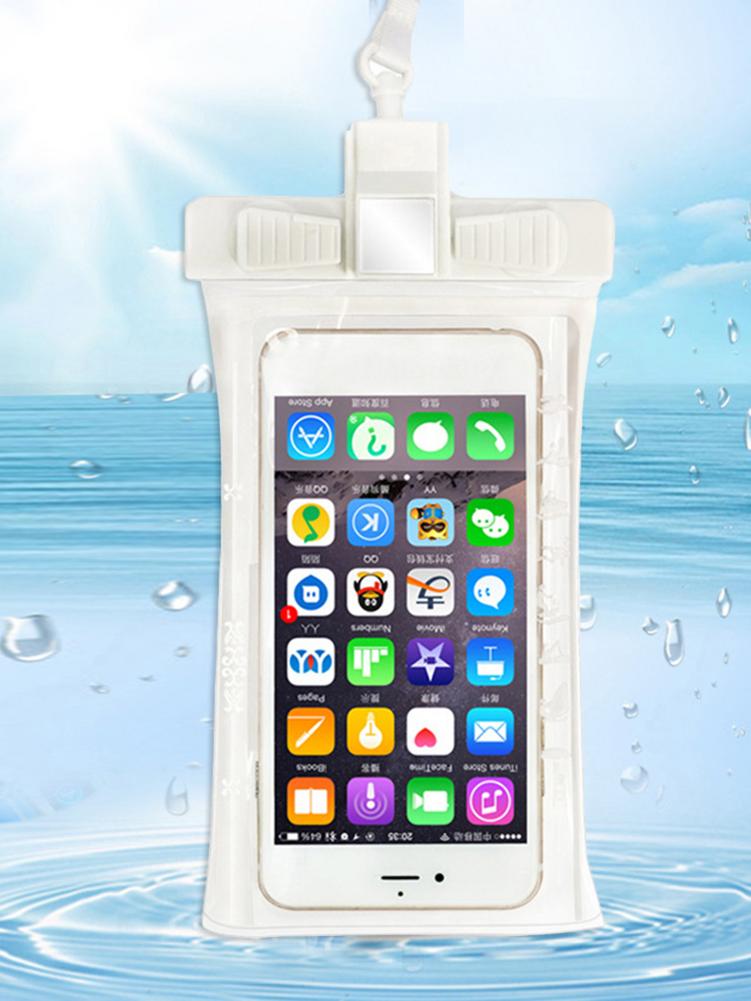 Multi-function Universal Waterproof Bag Mobile Phone Carrying Bag Whistle Light And Practical Swimming Diving Protection Bag