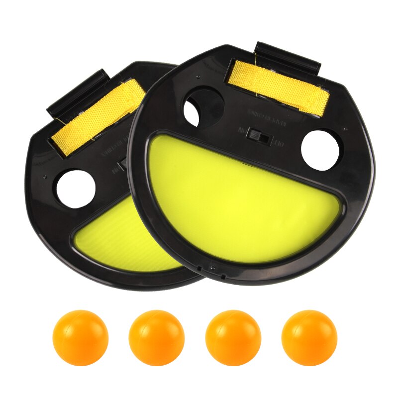 2 Rackets 1 Set Gooien Bal Spel Draagbare Indoor Outdoor Speelgoed Sport Tennis Trainer Training Met Hoge Elastische Ballen Home fitness: Default Title