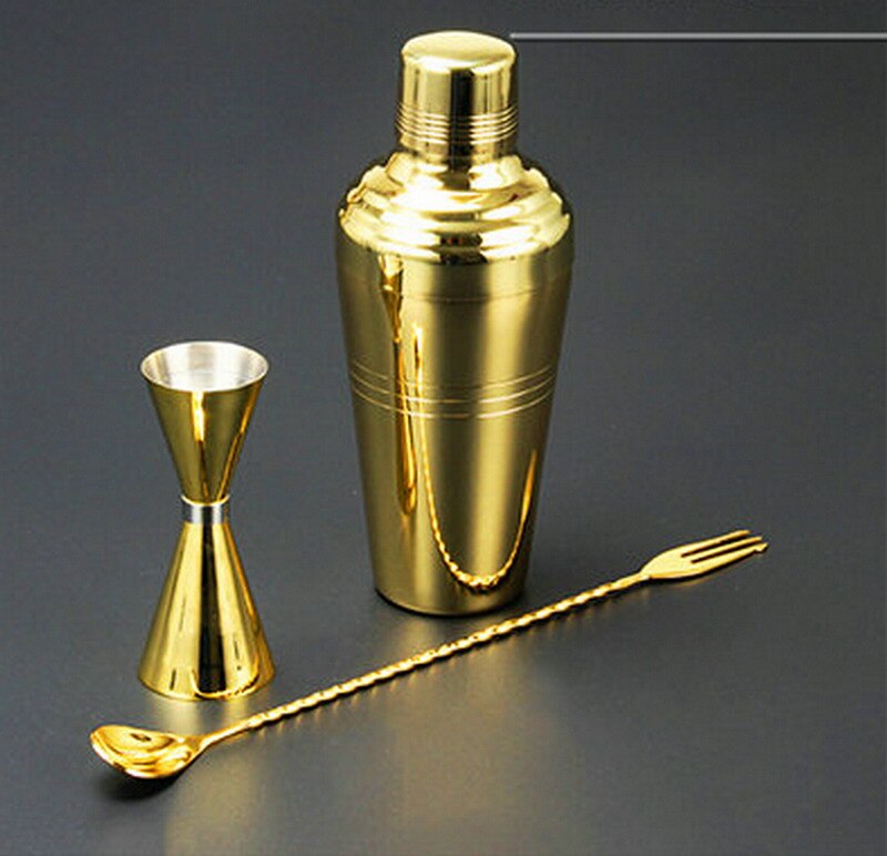 Bar Miracle bartender tools golden shaker bar set shakers and jigger bar shaker set