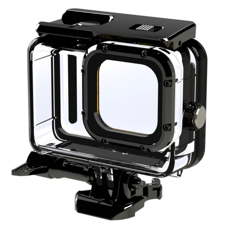 50m Waterproof Case Sports Camera Accessory Underwater Housing Diving Protective Shell Mount Adapter Compatible with Hero 9